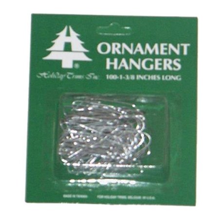 HOLIDAY TRIM Holiday Trim 3926000 100 Count Ornament Hook - Silver 125362